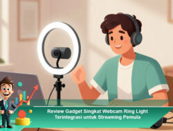 Review Gadget Singkat Webcam Ring Light Terintegrasi untuk Streaming Pemula